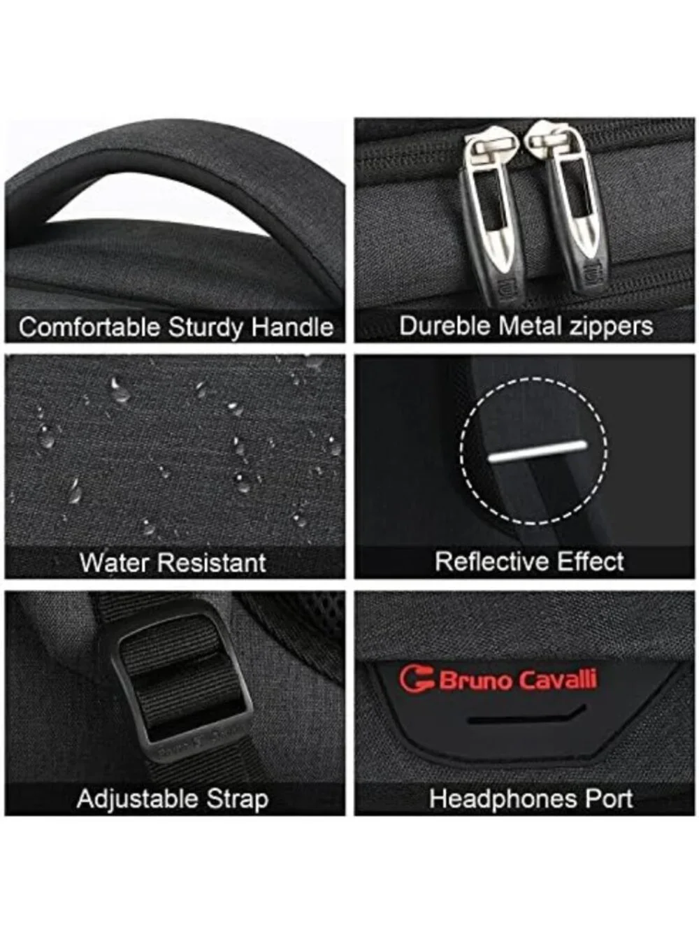 Slim Anti-Theft Laptop Backpack for Business Travel & College - Stylish